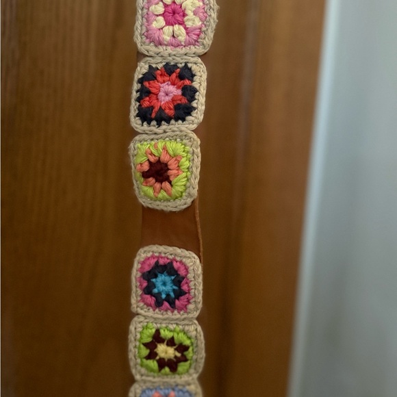 Patricia Nash – Bella Vista Braided Leather Guitar / Bag Strap, Brown - Picture 5 of 6